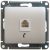 Розетка 1гн ТФ RJ11 с/у перламутр механизм Glossa Systeme Electric (1/10)