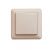 Розетка 1гн с З/К шторки с/у крем в сборе 16А IP44 W59 Aqua Systeme Electric  (1/10)
