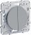 Выкл 2-клавиш. мех-м с накладкой 10А 220В с/у алюминий матовый IP21 SE Odace
