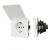 Механизм розетки влагозащищённый SCT-TENDO-MCP-PL-WH (230V, 16A) (Arlight, Белый) Механизм розетки влагозащищённый SCT-TENDO-MCP-PL-WH (230V, 16A) (Arlight, Белый)