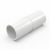 Патрубок-муфта белая d32 мм (5шт/200шт уп/кор) Промрукав
