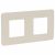 Рамка 2гн шампань/белый Unica Studio Schneider Electric (5)