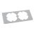 Рамка приборная двойная для кабель-канала PK 110X70 D 8450-12 (HB)
