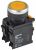 Кнопка с фиксацией d=22мм 1NO+1NC жёлтая MASTER IEK