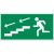 пиктограмма "ПО ЛЕСТНИЦЕ ВНИЗ ВЛЕВО" 300х150мм для аварийно-эвакуационного светильника Giant/Vision/IP65 Basic пиктограмма "ПО ЛЕСТНИЦЕ ВНИЗ ВЛЕВО" 300х150мм для аварийно-эвакуационного светильника Giant/Vision/IP65 Basic