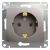Розетка 1гн с З/К с/у платина механизм 16А Glossa Systeme Electric  (1/20)