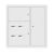 Щит этажный 4 кв. RAL9003 (1000х950х160) EKF PROxima
