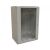 WRline Шкаф настенный 19-дюймовый (19"), 22U, 1086x600х600мм, стеклянная дверь, цвет серый (RAL 7035) (разобранный)