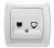 Розетка 1гн ТФ RJ11 с/у белый Carmen Viko (1/12/120)
