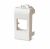 Адаптер для информационных разъемов Keystone, белый, 1мод. Адаптер для информационных разъемов Keystone, белый, 1мод.