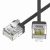Патч-корд неэкранированный Ultra SLIM CAT6 U/UTP 4х2, 32 AWG, LSZH, чёрный, 1м