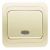 Выключатель 1кл с подсв с/у крем IP20 Mimoza Makel (1/12/120)