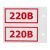 Наклейка информационный знак "220 В" 50x100 мм, 4 шт/уп REXANT Наклейка информационный знак "220 В" 50x100 мм, 4 шт/уп REXANT