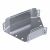 Угол д/листового кабель.лотка 45° горизонтальн. без соединит. разъема нержавеющая сталь серый ПРОМРУКАВ