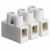 Клемник Полипропилен белый, 3р,85°С,450V,24A, 2,5мм.кв.