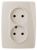 Розетка 2гн без З/К с/у крем винт в сборе 16А 12-2117-02 Эра12 ЭРА Розетка 2гн без З/К с/у крем винт в сборе 16А 12-2117-02 Эра12 ЭРА
