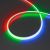 Лента герметичная WAVE-TOP-PU-H120-10x10mm 24V RGB (10 W/m, IP68, 1m, wire x1) (Arlight, Вывод боковой, 3 года)