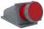 Розетка стационарная силовая ССИ-134 3Р+РЕ 63А 380В красный IP67 MAGNUM IEK (2/12)
