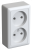 Розетка 2гн без З/К о/у белый 16А IP20 Хит Systeme Electric  (1/112)