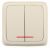 Выкл 2-клавиш. с подсветкой LED в сборе 10А 250В о/у бежевый глянц. IP20 HEGEL Выкл 2-клавиш. с подсветкой LED в сборе 10А 250В о/у бежевый глянц. IP20 HEGEL