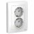 Розетка 2гн с З/К с/у белый 16А Blanca Systeme Electric (1/6) Розетка 2гн с З/К с/у белый 16А Blanca Systeme Electric (1/6)
