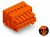 Клеммная колодка 18.6мм 6x1 0.08-1.5мм² 10А 160В термопласт оранжевый Wago