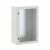 Корпус распред. шкафа 1двер. сталь серый 800мм 1200мм 400мм с монтажной платой IP66 DKC