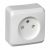 Розетка 1гн без З/К шторки о/у белый 16А IP20 Этюд Systeme Electric Розетка 1гн без З/К шторки о/у белый 16А IP20 Этюд Systeme Electric