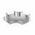 Ответвитель Х-образный 100х300, 0,8 мм, AISI 304 в комплекте с крепежными элементами и соединительными пластинами, необходимыми длямонтажа Ответвитель Х-образный 100х300, 0,8 мм, AISI 304 в комплекте с крепежными элементами и соединительными пластинами, необходимыми длямонтажа