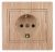 Розетка 1гн с З/К с/у сосна 16А 1-202-11 Intro Plano ЭРА