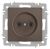 Розетка Intro Accent 6-201-08 2P, 16А-250В, IP20, СУ, бронза Розетка Intro Accent 6-201-08 2P, 16А-250В, IP20, СУ, бронза