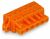 Клеммная колодка 26.45мм 12x1 0.08-2.5мм² 16А 630В термопласт оранжевый Wago