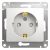 Розетка 1гн с З/К шторки с/у белый механизм 16А Glossa Systeme Electric (1/20) Розетка 1гн с З/К шторки с/у белый механизм 16А Glossa Systeme Electric (1/20)