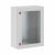 Корпус распред. шкафа 1двер. сталь серый 600мм 800мм 300мм с монтажной платой IP66 DKC