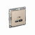 Розетка 2гн USB typeА+ typeС с/у песочный механизм  5В/2,4А 2х5В/1,2А AtlasDesign Systeme Electric (1)
