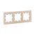 3 - местная рамка, кремовая, пластик Эпика EKF 3 - местная рамка, кремовая, пластик Эпика EKF