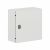 Корпус распред. шкафа 1двер. сталь серый 400мм 400мм 200мм с монтажной платой IP66 DKC