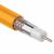 Кабель RG-6U+Cu нг(А)-HF, Cu/Al/Cu коаксиальный, 64%, 75 Ом оранжевый (100м/бухта) REXANT (1/1)