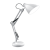 Светильник настольный 60Вт 220-240В E27 белый струбцина и основание Gauss 1/12