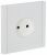 Розетка 1гн без З/К шторки с/у белый винт.клем 10А FP217 FORTE&PIANO IEK (1/10/100)