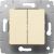 Выключатель 2кл с/у крем механизм Cariva Legrand (1/10/100)