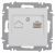 Розетка 1гн комп RJ45 с/у белый механизм кат.5е 6-303-01 Accent Intro (1/10/200)