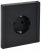 Розетка 1гн с З/К шторки с/у черный винт.клем 16А FP115 FORTE&PIANO IEK (1/10/100)