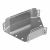 Угол д/листового кабель.лотка 45° горизонтальн. без соединит. разъема нержавеющая сталь серый ПРОМРУКАВ
