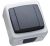 Выключатель 1кл о/у серый с пружинным зажимом IP44 Nemliyer plus Makel (1/12/120) Выключатель 1кл о/у серый с пружинным зажимом IP44 Nemliyer plus Makel (1/12/120)