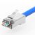 Коннектор RJ45 CAT5е (8P8C) экранированный под диаметр проводника в изоляции 1,1 мм Коннектор RJ45 CAT5е (8P8C) экранированный под диаметр проводника в изоляции 1,1 мм