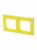 Рамка 2-пост. цвет желтый матовый, пластик горизонт. и вертик., Levit ABB Рамка 2-пост. цвет желтый матовый, пластик горизонт. и вертик., Levit ABB