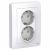 Розетка 2гн с З/К шторки с/у белый 16А Blanca Systeme Electric (1/6)