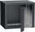ITK Шкаф LINEA W 9U 600x450 мм дверь стекло, RAL9005