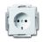Розетка SCHUKO 16А 250В, с LED подсветкой, future/solo, альпийский белый Розетка SCHUKO 16А 250В, с LED подсветкой, future/solo, альпийский белый